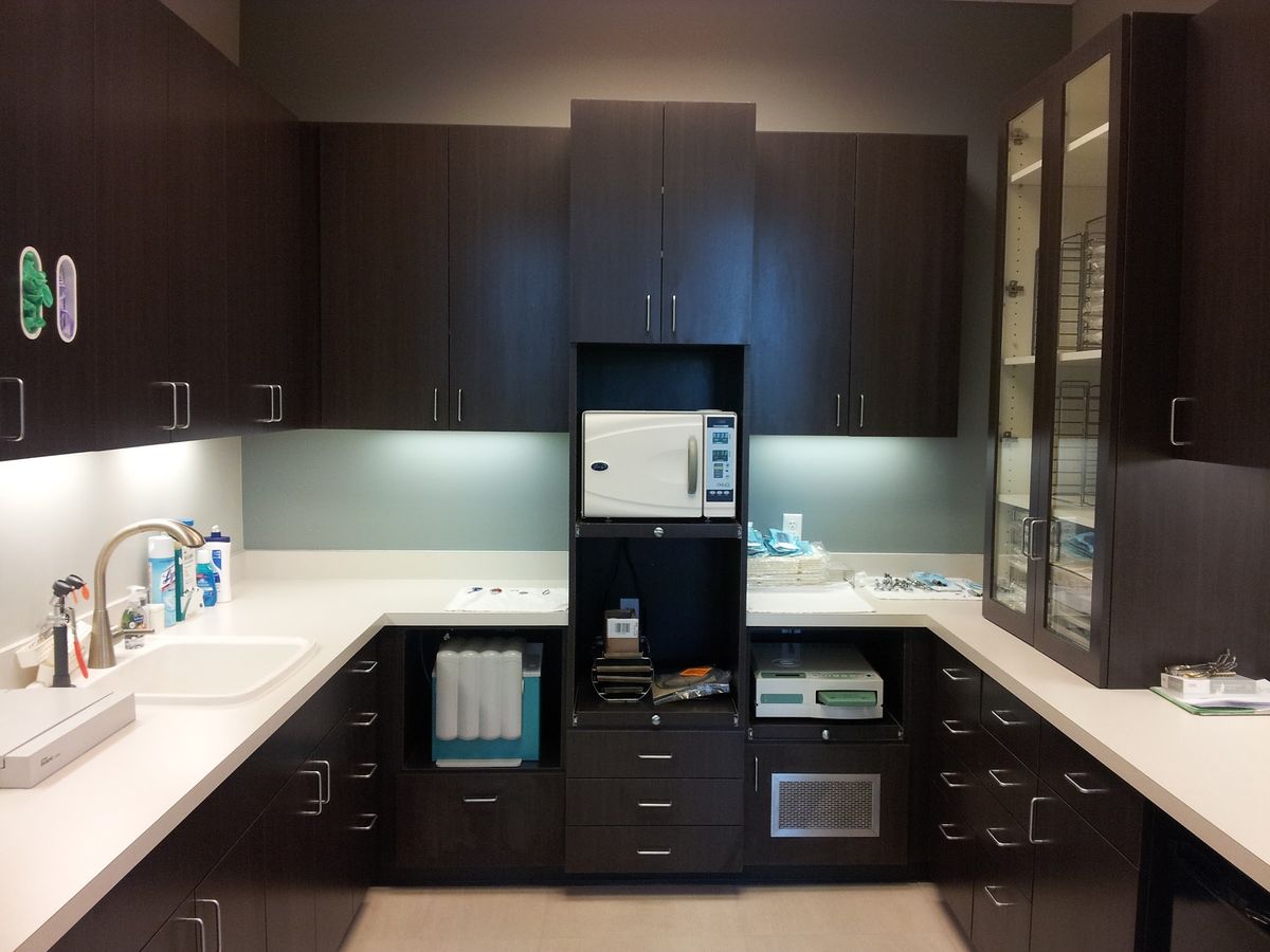 Clinical casework by J&M Custom Cabinet Shop