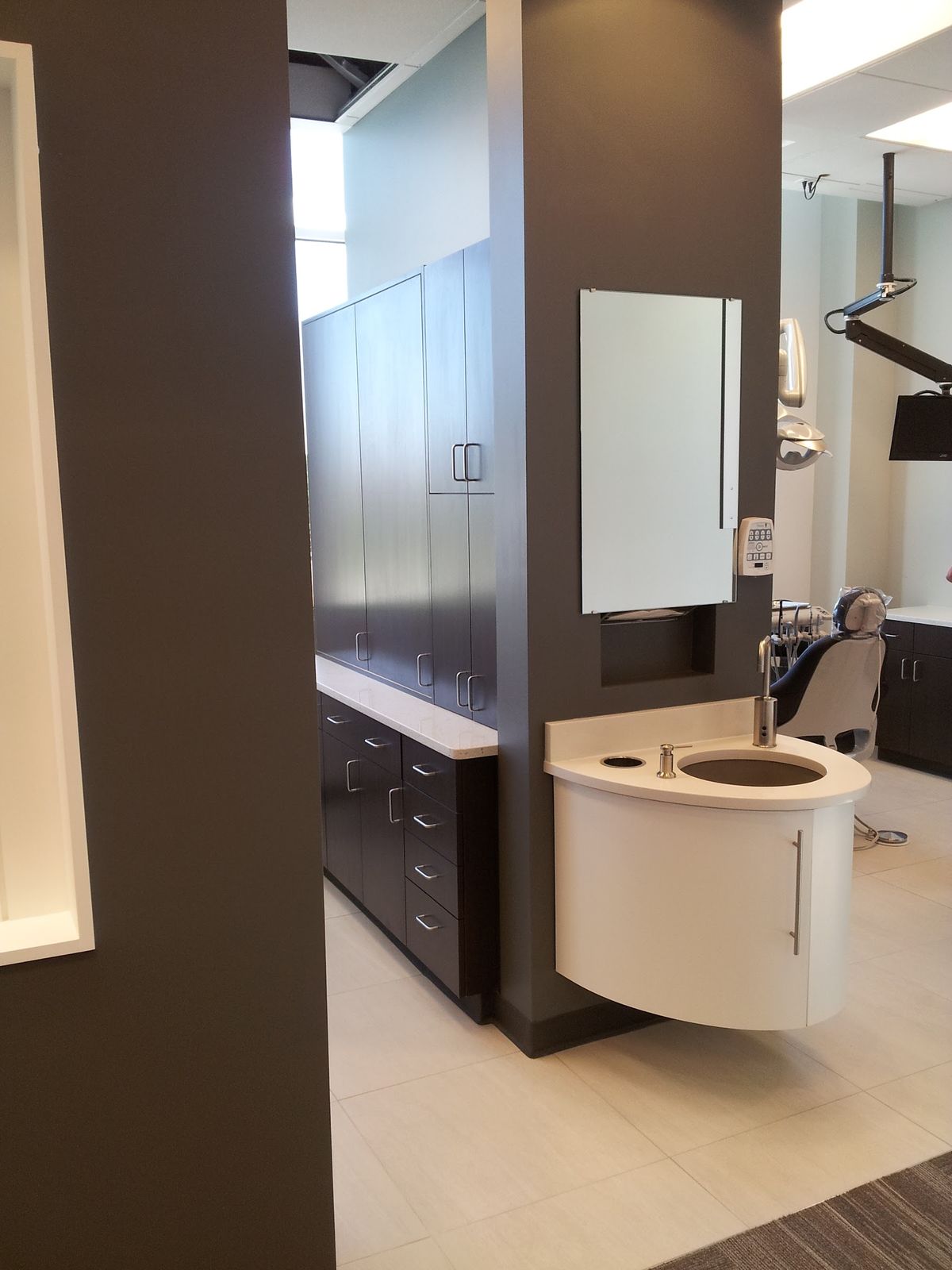 Millwork by J&M Custom Cabinet Shop at Dr. Scheich, Castle Pines, Colorado